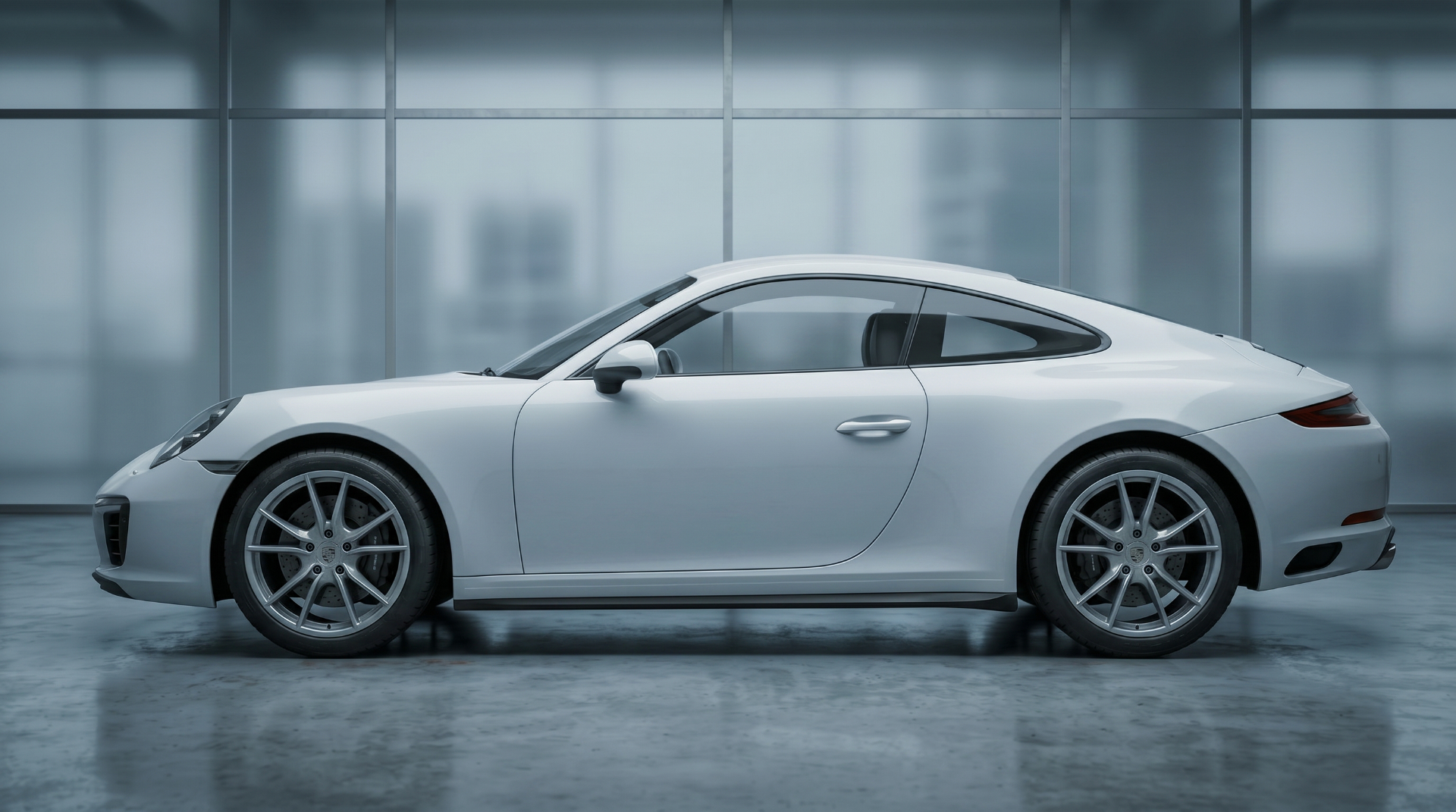 Porsche etter profesjonell vask hos CarMax